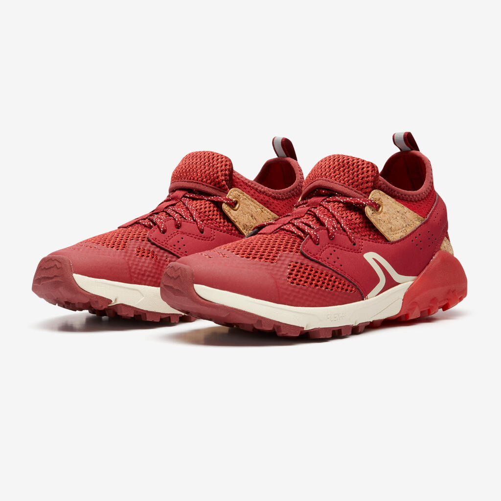 Chaussures respirantes de marche nordique NW 500 rouge